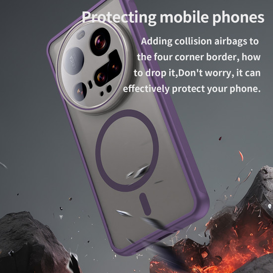 Techsuit HaloFrost II MagSafe Xiaomi 15 Ultra Purple Techsuit HaloFrost II MagSafe Xiaomi 15 Ultra Purple