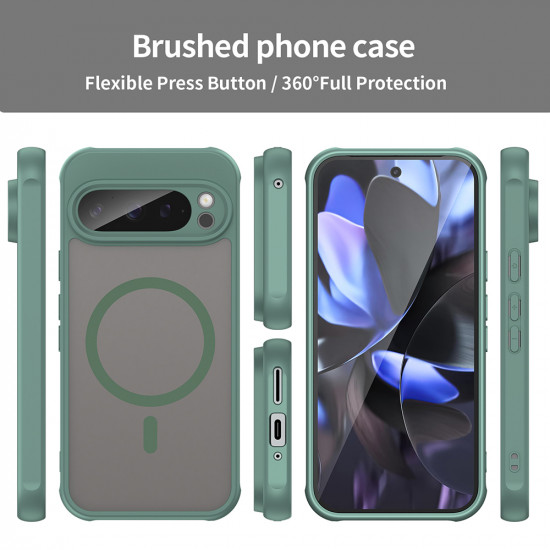 Techsuit  HaloFrost II MagSafe  Google Pixel 9 Pro  Green