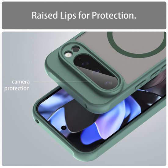 Techsuit  HaloFrost II MagSafe  Google Pixel 9 Pro  Green