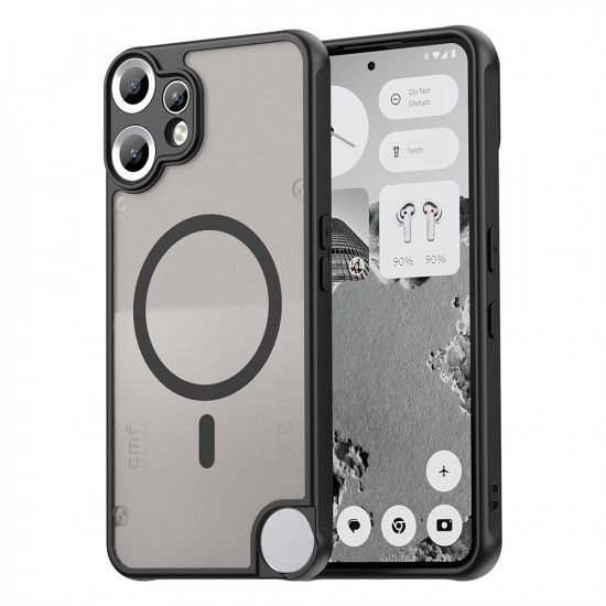 Techsuit  HaloFrost II MagSafe  Nothing CMF Phone 2 Pro  Black