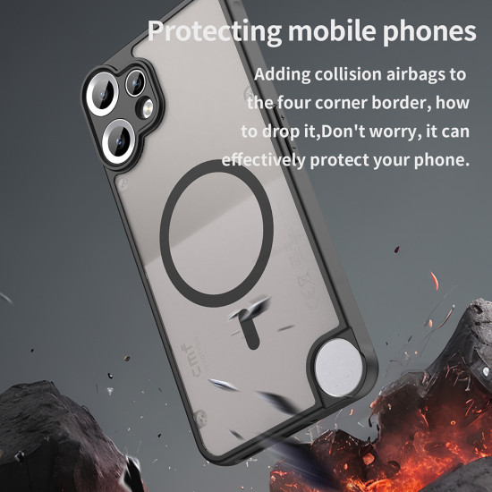 Techsuit  HaloFrost II MagSafe  Nothing CMF Phone 2 Pro  Black