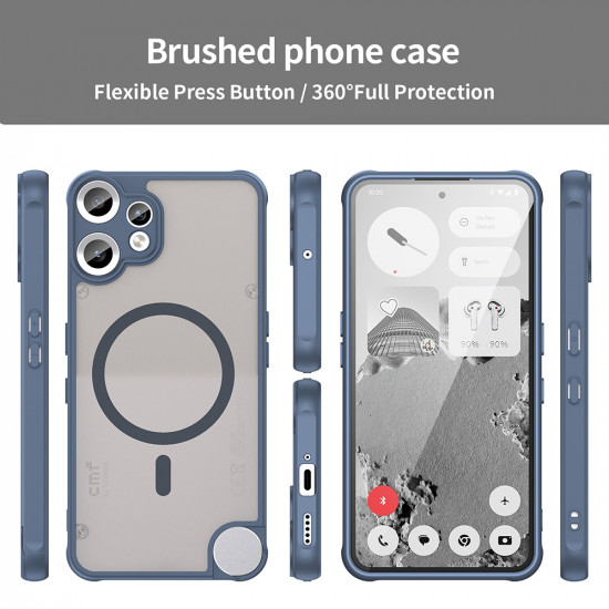 Techsuit  HaloFrost II MagSafe  Nothing CMF Phone 2 Pro  Navy Blue