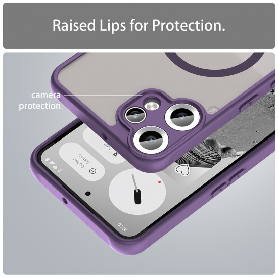 Techsuit HaloFrost II MagSafe Nothing CMF Phone 2 Pro Purple Techsuit HaloFrost II MagSafe Nothing CMF Phone 2 Pro Purple