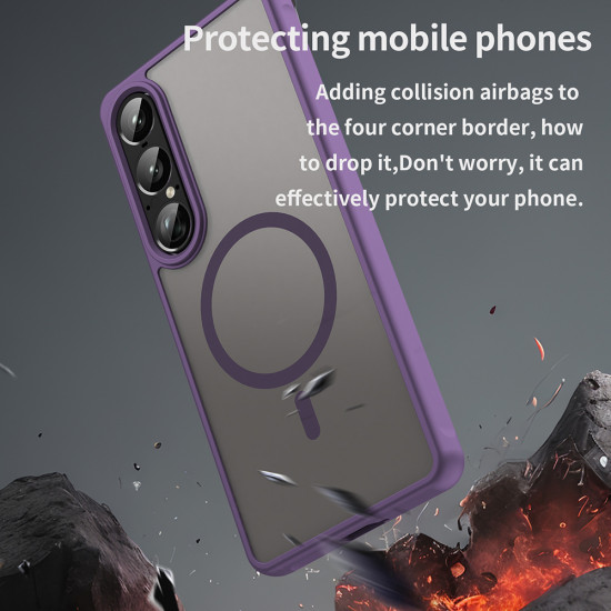 Techsuit HaloFrost II MagSafe Sony Xperia 1 VII Purple Techsuit HaloFrost II MagSafe Sony Xperia 1 VII Purple