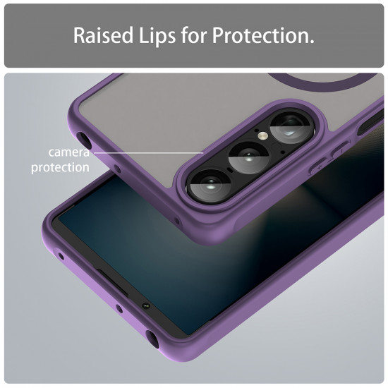 Techsuit HaloFrost II MagSafe Sony Xperia 1 VII Purple Techsuit HaloFrost II MagSafe Sony Xperia 1 VII Purple