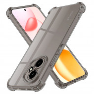 Techsuit  Shockproof Clear Silicone  Oppo Reno13 F 4G / Reno13 F 5G / Reno13 FS 5G  Smoke Black