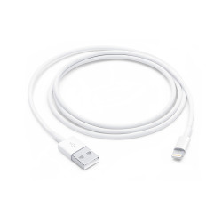 Apple  Original Data Cable (MUQW3ZM/A)  for iPhone, iPad, Lightning to USB, Fast Charge, 1m  White (Blister Packing) Apple  Original Data Cable (MUQW3ZM/A)  for iPhone, iPad, Lightning to USB, Fast Charge, 1m  White (Blister Packing)