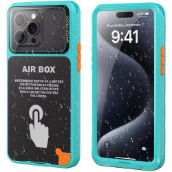 ShellBox  AirBox Waterproof IP68 Case (6.1 inch)  iPhone 12/12 Pro/13/13 Pro/14/14 pro/15/15 Pro/16  Blue ShellBox  AirBox Waterproof IP68 Case (6.1 inch)  iPhone 12/12 Pro/13/13 Pro/14/14 pro/15/15 Pro/16  Blue