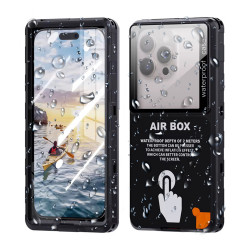ShellBox  AirBox Waterproof IP68 Case (max. 6.9 inch)  Universal Phone Model (max. 15mm depth)  Black ShellBox  AirBox Waterproof IP68 Case (max. 6.9 inch)  Universal Phone Model (max. 15mm depth)  Black