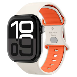 Spigen  Nano Pop  Apple Watch 1/2/3/4/5/6/7/8/9/10/SE/SE 2/Ultra/Ultra 2 (42/44/45/46/49mm)  Orange Beige