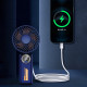 Techsuit Premium Mini Hand Fan (Z8) with LED Digital Display, USB C Rechargeable, 3 Wind Speeds, 2A, 3600mAh Beige Techsuit Premium Mini Hand Fan (Z8) with LED Digital Display, USB C Rechargeable, 3 Wind Speeds, 2A, 3600mAh Beige