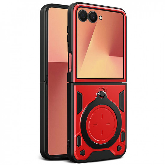 Techsuit  CamGuard Pro  Samsung Galaxy Z Flip7  Red