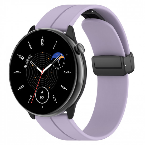 Techsuit  Watchband 18mm (W011)  Huawei Watch GT 4 (41mm)/W1/Honor Watch S1/Garmin Venu 2S/Vivoactive 4S  Purple