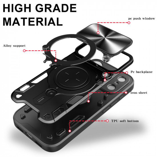 Techsuit  CamGuard Pro  iPhone 17 Pro Max  Black