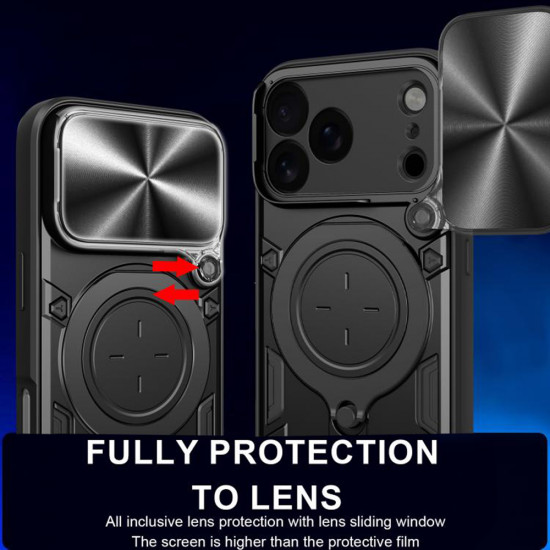 Techsuit  CamGuard Pro  iPhone 17 Pro Max  Black