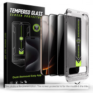 Techsuit  TitanGlass FullCover (2 pack)  iPhone 16 Pro Max  Privacy