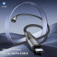 Lito  Data Cable (LD23CC)  Type C to Type C, Fast Charging, Braided Nylon, 100W, 480 Mbps, 1m  Grey