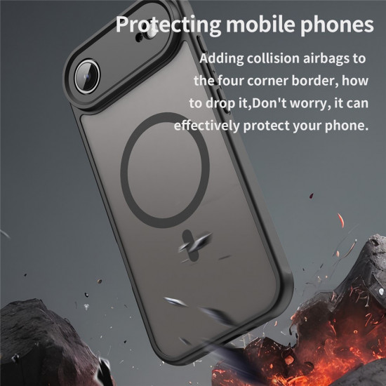 Techsuit HaloFrost II MagSafe iPhone 17 Air Black Techsuit HaloFrost II MagSafe iPhone 17 Air Black
