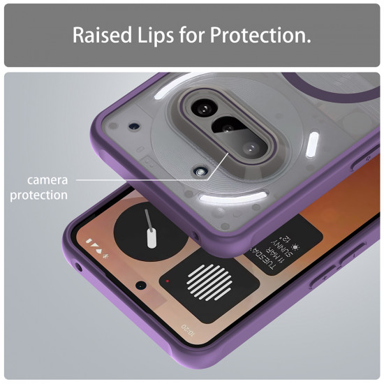 Techsuit  HaloFrost II MagSafe  Nothing Phone (3a)  Purple