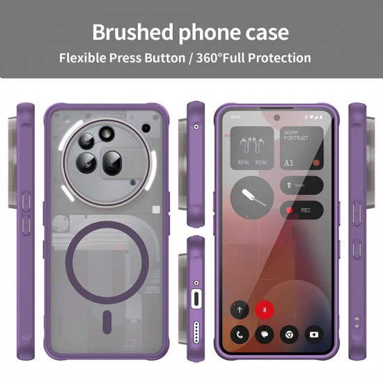 Techsuit  HaloFrost II MagSafe  Nothing Phone (3a) Pro  Purple
