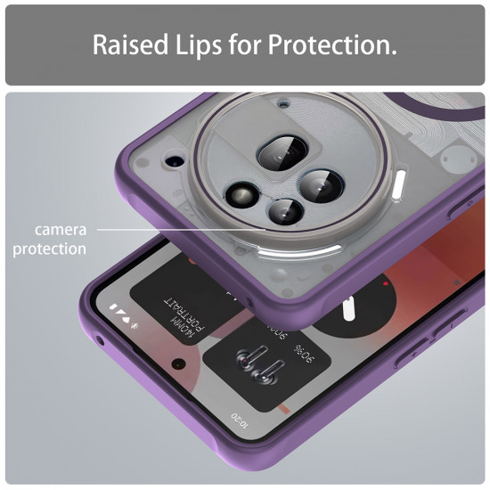 Techsuit  HaloFrost II MagSafe  Nothing Phone (3a) Pro  Purple