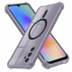 Techsuit  Shockproof Clear Silicone MagSafe  Samsung Galaxy A05s  Smoke Black