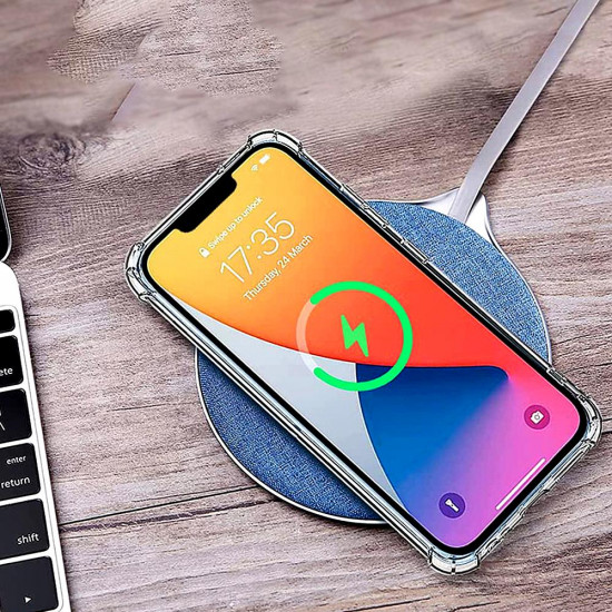 Techsuit Shockproof Clear Silicone MagSafe Samsung Galaxy A15 4G / A15 5G Smoke Black Techsuit Shockproof Clear Silicone MagSafe Samsung Galaxy A15 4G / A15 5G Smoke Black