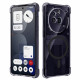 Techsuit  Shockproof Clear Silicone MagSafe  Nothing Phone (3a) Pro  Smoke Black