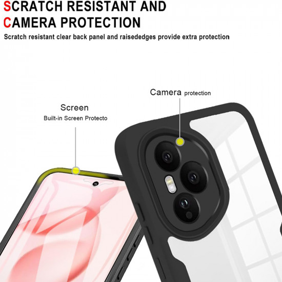 Techsuit ColorVerse 360 Series + Screen Protector Honor 400 Pro Black Techsuit ColorVerse 360 Series + Screen Protector Honor 400 Pro Black