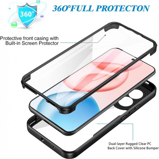 Techsuit ColorVerse 360 Series + Screen Protector Honor 400 Pro Black Techsuit ColorVerse 360 Series + Screen Protector Honor 400 Pro Black