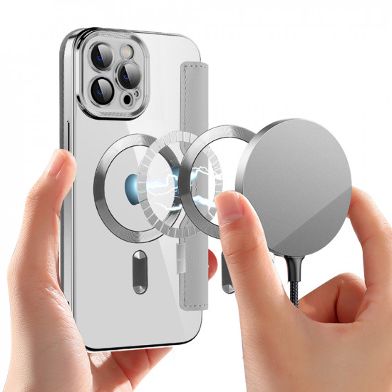 Techsuit  SmartMag Book Case  iPhone 11  Gray
