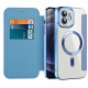 Techsuit  SmartMag Book Case  iPhone 12  Light Blue