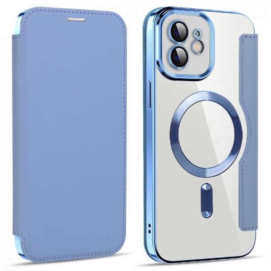 Techsuit  SmartMag Book Case  iPhone 12  Light Blue