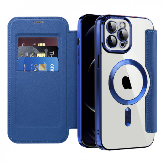 Techsuit  SmartMag Book Case  iPhone 12 Pro  Blue