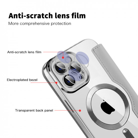 Techsuit  SmartMag Book Case  iPhone 11 Pro Max  Gray