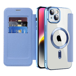 Techsuit  SmartMag Book Case  iPhone 14  Light Blue