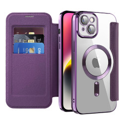 Techsuit  SmartMag Book Case  iPhone 14 Plus  Purple
