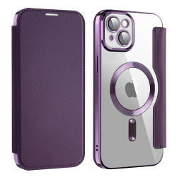 Techsuit  SmartMag Book Case  iPhone 14 Plus  Purple