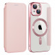 Techsuit SmartMag Book Case iPhone 15 Pink Techsuit SmartMag Book Case iPhone 15 Pink