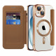 Techsuit SmartMag Book Case iPhone 15 Brown Techsuit SmartMag Book Case iPhone 15 Brown