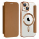 Techsuit SmartMag Book Case iPhone 15 Brown Techsuit SmartMag Book Case iPhone 15 Brown
