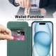 Techsuit  SmartMag Book Case  iPhone 15  Green