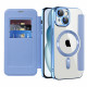 Techsuit  SmartMag Book Case  iPhone 15  Light Blue