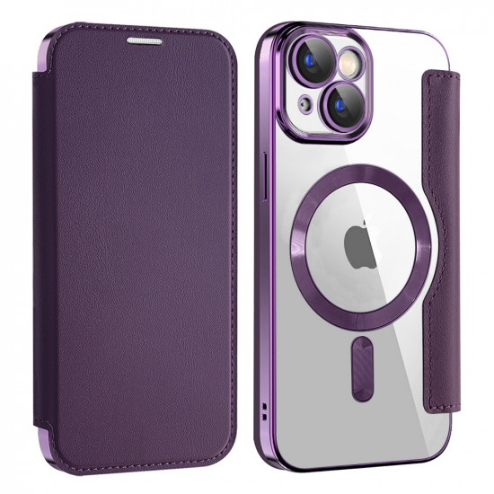 Techsuit  SmartMag Book Case  iPhone 15  Purple