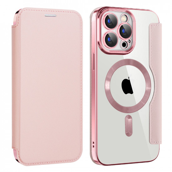 Techsuit  SmartMag Book Case  iPhone 15 Pro  Pink