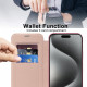 Techsuit  SmartMag Book Case  iPhone 15 Pro  Pink
