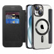 Techsuit  SmartMag Book Case  iPhone 15 Plus  Black