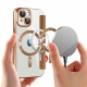 Techsuit  SmartMag Book Case  iPhone 15 Plus  Brown