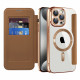 Techsuit  SmartMag Book Case  iPhone 15 Pro Max  Brown