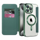 Techsuit  SmartMag Book Case  iPhone 15 Pro Max  Green